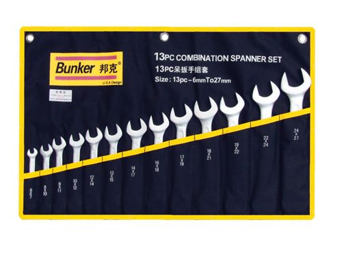 13PCS（cr-v）珍珠鎳呆扳手組套